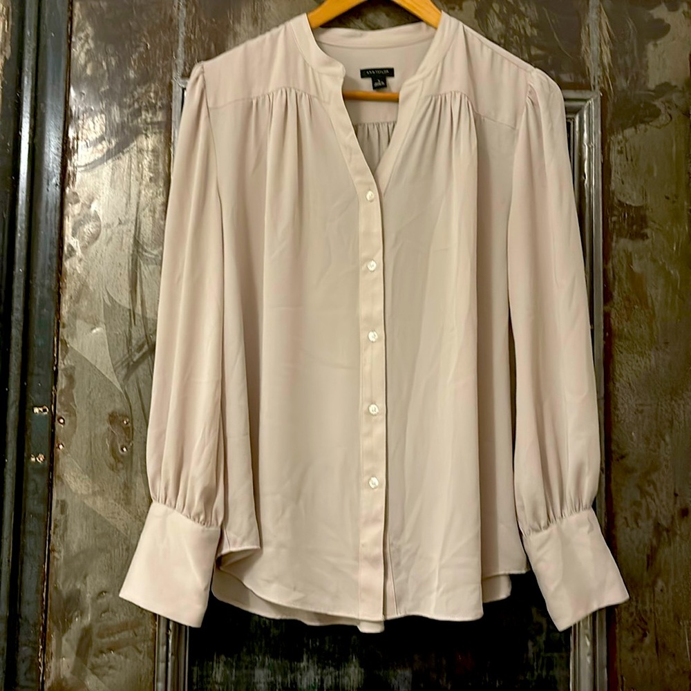Ann Taylor polyester blouse